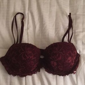 PINK Victoria Secret lace date push up bra